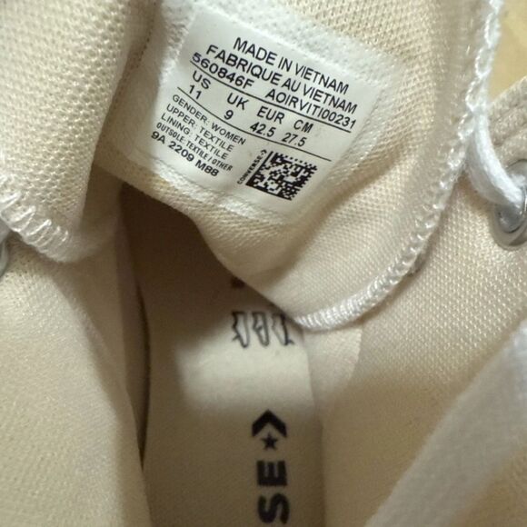 Converse Chuck Taylor All Star Lift HI Wmns Shoes Sneakers Size 11, Men Size 9 - Picture 7 of 7